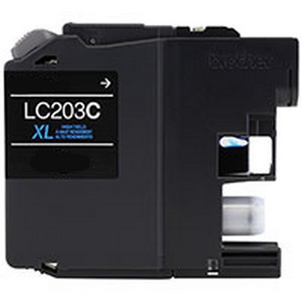 Show details for Compatible LC203C High Yield Cyan Ink Cartridge (550 Yield) Picture of Compatible LC203C High Yield Cyan Ink Cartridge (550 Yield)
