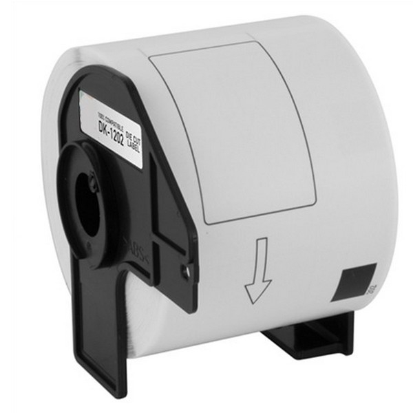 Show details for Compatible DK-1202 2.4" x 3.9" / 62mm x 100mm Die-cut White Paper Shipping Labels (100' length) Picture of Compatible DK-1202 2.4" x 3.9" / 62mm x 100mm Die-cut White Paper Shipping Labels (100' length)