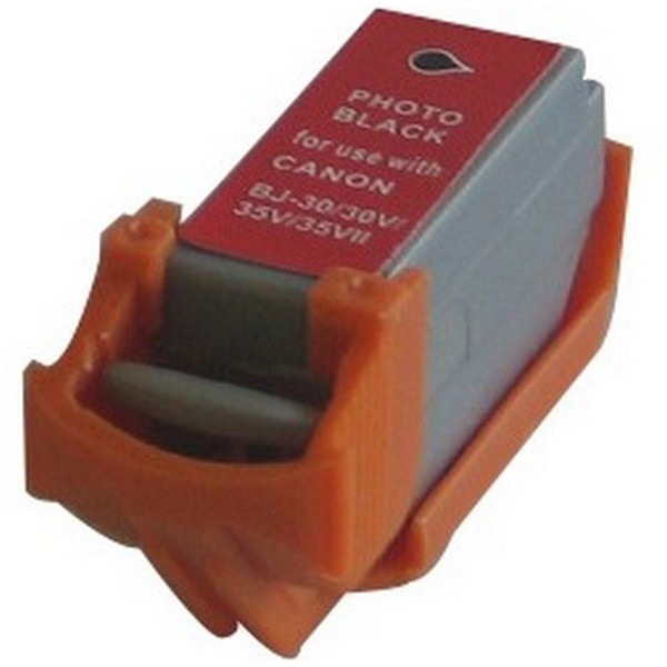 Show details for Compatible BCI-12Pbk Photo Black Inkjet Cartridge Picture of Compatible BCI-12Pbk Photo Black Inkjet Cartridge