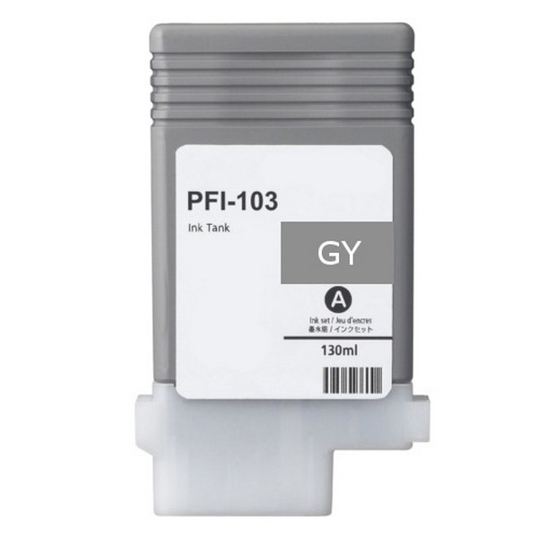 Show details for Compatible 2213B001AA (PFI-103GY) Gray Pigment Inkjet Cartridge (130 ml) Picture of Compatible 2213B001AA (PFI-103GY) Gray Pigment Inkjet Cartridge (130 ml)