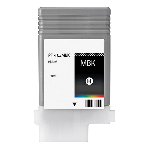Show details for Compatible 2211B001AA (PFI-103MBK) Matte Black Pigment Inkjet Cartridge (130 ml) Picture of Compatible 2211B001AA (PFI-103MBK) Matte Black Pigment Inkjet Cartridge (130 ml)
