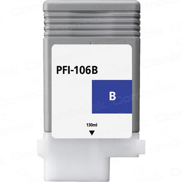 Show details for Compatible 6629B001AA (PFI-106Blue) Blue Inkjet Cartridge (130 ml) Picture of Compatible 6629B001AA (PFI-106Blue) Blue Inkjet Cartridge (130 ml)
