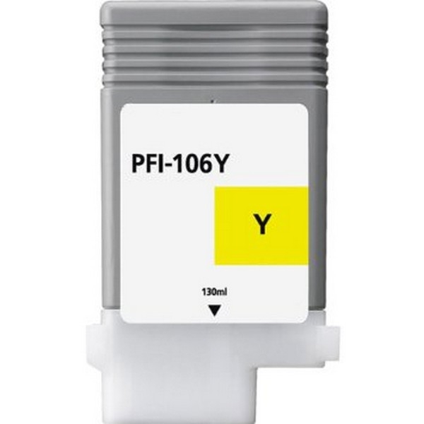 Show details for Compatible 6624B001AA (PFI-106Y) Yellow Inkjet Cartridge (130 ml) Picture of Compatible 6624B001AA (PFI-106Y) Yellow Inkjet Cartridge (130 ml)