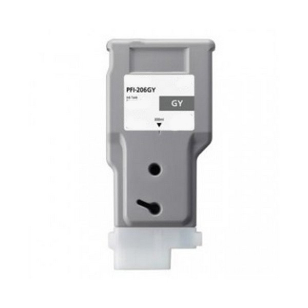 Show details for Compatible 5312B001AA (PFI-206GY) Gray Ink Cartridge (300 ml) Picture of Compatible 5312B001AA (PFI-206GY) Gray Ink Cartridge (300 ml)