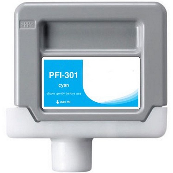Show details for Compatible 1487B001AA (PFI-301C) Cyan Inkjet Cartridge (330 ml) Picture of Compatible 1487B001AA (PFI-301C) Cyan Inkjet Cartridge (330 ml)