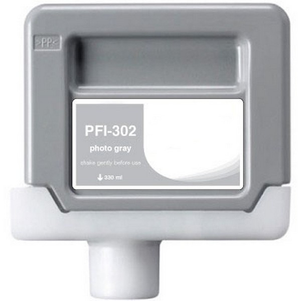 Show details for Compatible 2218B001AA (PFI-302PGY) Photo Gray Inkjet Cartridge (330 ml) Picture of Compatible 2218B001AA (PFI-302PGY) Photo Gray Inkjet Cartridge (330 ml)