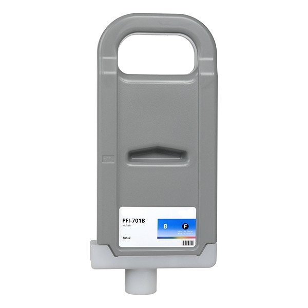 Show details for Compatible 0908B001AA (PFI-701B) Blue Inkjet Cartridge (700 ml) Picture of Compatible 0908B001AA (PFI-701B) Blue Inkjet Cartridge (700 ml)