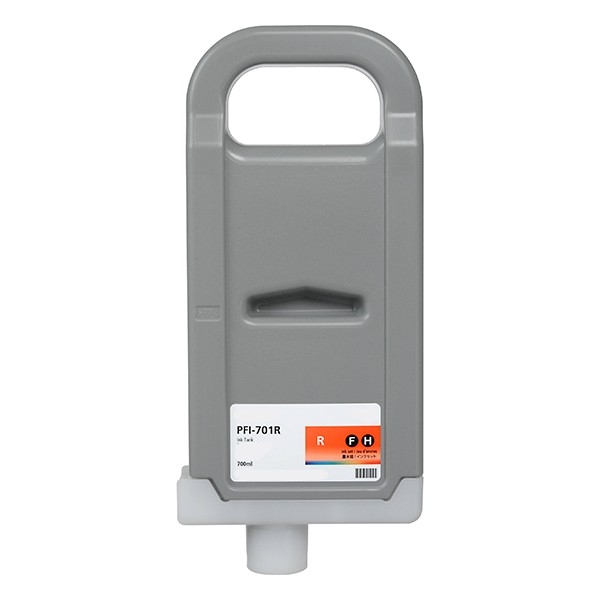 Show details for Compatible 0906B001AA (PFI-701R) Red Inkjet Cartridge (700 ml) Picture of Compatible 0906B001AA (PFI-701R) Red Inkjet Cartridge (700 ml)