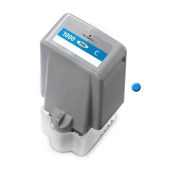 Show details for Compatible PFI-1000C (0547C002) Cyan Pigment Ink Cartridge (80 ml) Picture of Compatible PFI-1000C (0547C002) Cyan Pigment Ink Cartridge (80 ml)