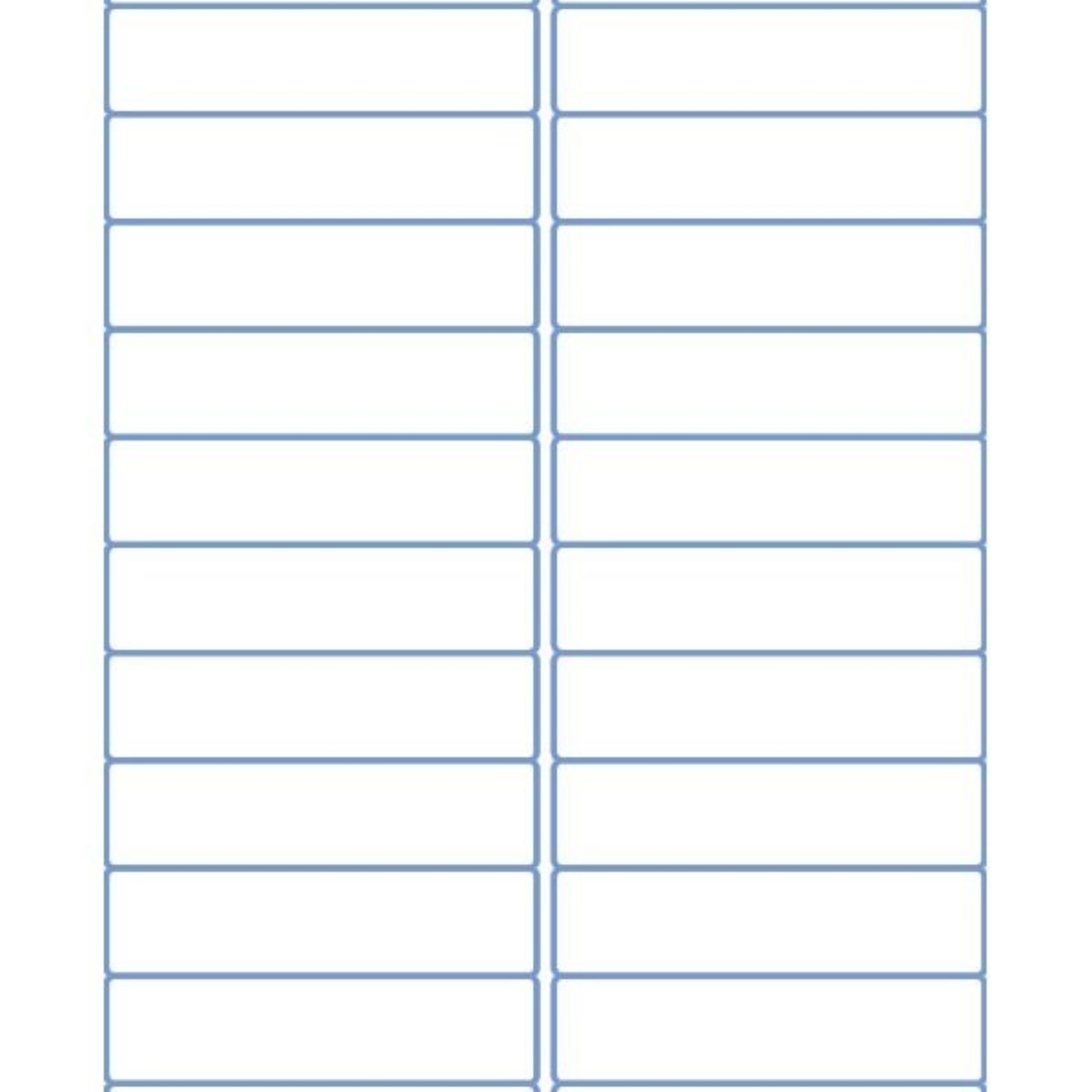 Picture of Compatible 5161 N/A Address Labels (100 sheets per pack) (1" x 4")