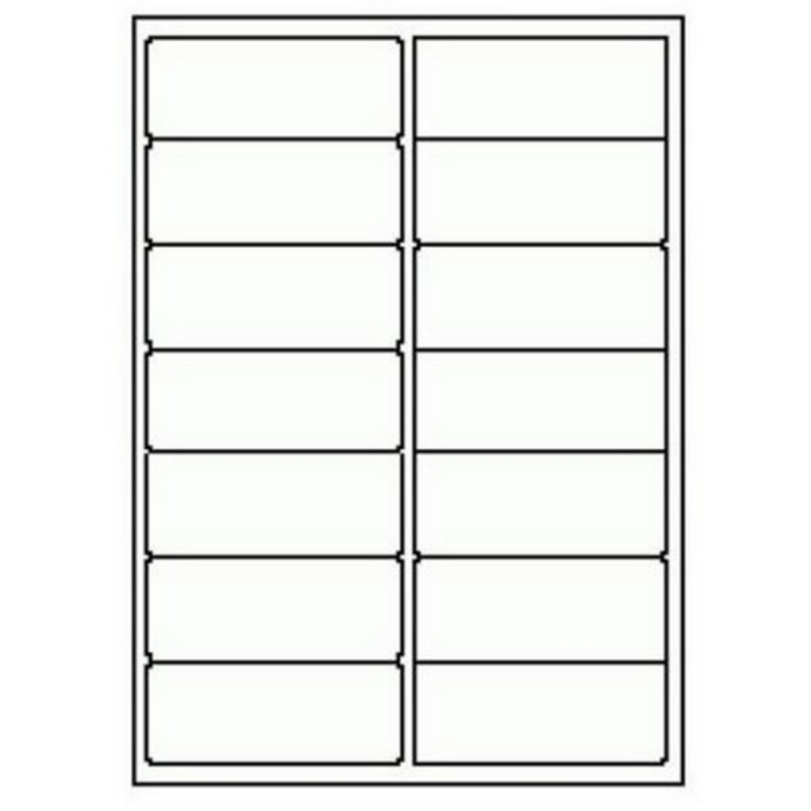 Picture of Compatible 5162 N/A Address Labels (100 sheets per pack) (1.3" x 4")