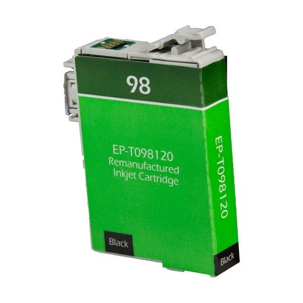 Show details for Compatible T098120 (Epson 98) High Yield Black Ink Cartridge (545 Yield) Picture of Compatible T098120 (Epson 98) High Yield Black Ink Cartridge (545 Yield)