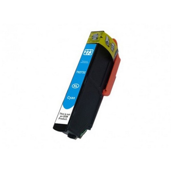 Show details for Compatible T273XL220 (Epson T273XL) High Yield Cyan Inkjet Cartridge (650 Yield) Picture of Compatible T273XL220 (Epson T273XL) High Yield Cyan Inkjet Cartridge (650 Yield)