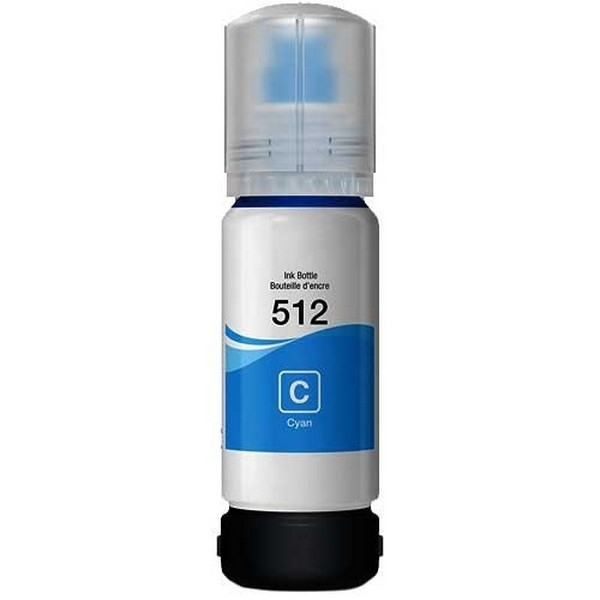 Show details for Compatible T512220-S (Epson T512) Cyan Ink Bottle (5000 Yield) Picture of Compatible T512220-S (Epson T512) Cyan Ink Bottle (5000 Yield)