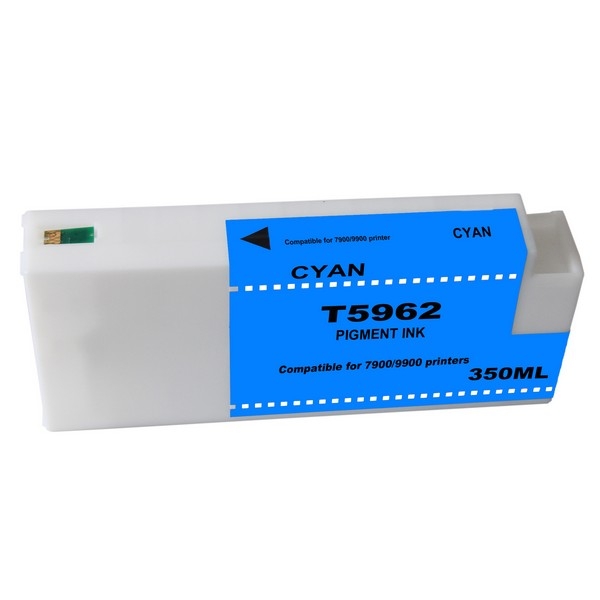 Show details for Compatible T596200 Cyan Inkjet Cartridge (350 ml) Picture of Compatible T596200 Cyan Inkjet Cartridge (350 ml)