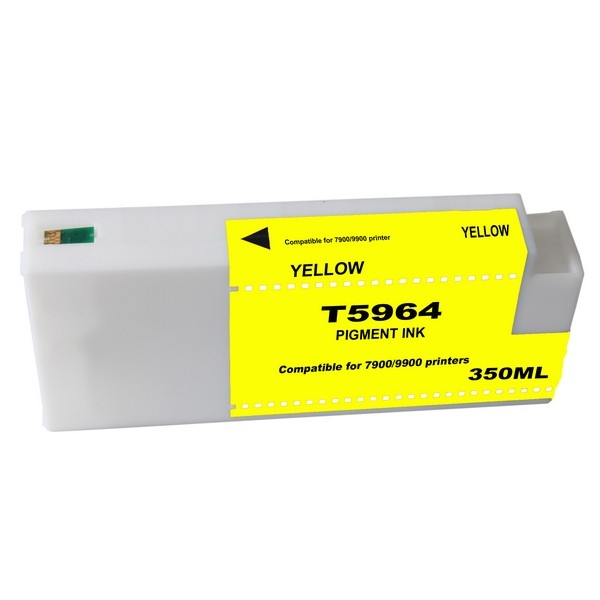 Show details for Compatible T596400 Yellow Inkjet Cartridge (350 ml) Picture of Compatible T596400 Yellow Inkjet Cartridge (350 ml)