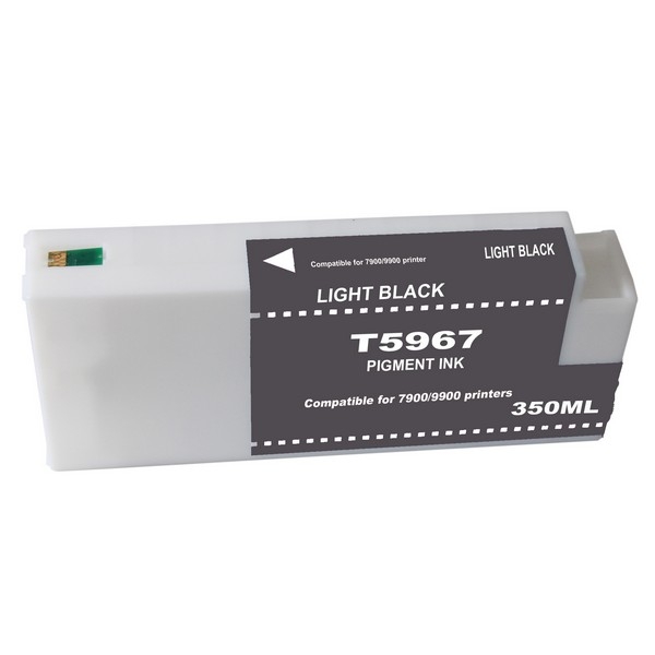 Show details for Compatible T596700 Light Black Inkjet Cartridge (350 ml) Picture of Compatible T596700 Light Black Inkjet Cartridge (350 ml)