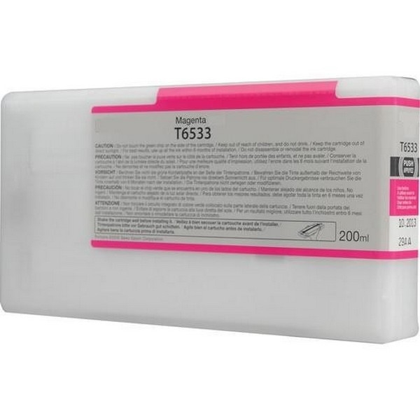 Show details for Compatible T653300 Magenta UltraChrome HDR Ink Cartridge (200 ml) Picture of Compatible T653300 Magenta UltraChrome HDR Ink Cartridge (200 ml)