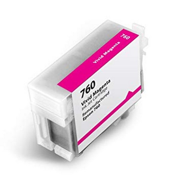 Show details for Compatible T760320 (Epson 760) Magenta Ink Cartridge (32 ml) Picture of Compatible T760320 (Epson 760) Magenta Ink Cartridge (32 ml)
