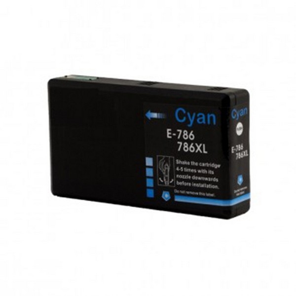 Show details for Compatible T786XL220 (Epson 786XL) Ultra High Yield Cyan Inkjet Cartridge (2000 Yield) Picture of Compatible T786XL220 (Epson 786XL) Ultra High Yield Cyan Inkjet Cartridge (2000 Yield)
