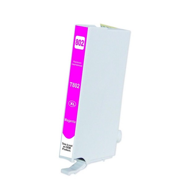 Show details for Compatible T802XL320 (Epson 802XL) Ultra High Yield Magenta Inkjet Cartridge (1900 Yield) Picture of Compatible T802XL320 (Epson 802XL) Ultra High Yield Magenta Inkjet Cartridge (1900 Yield)