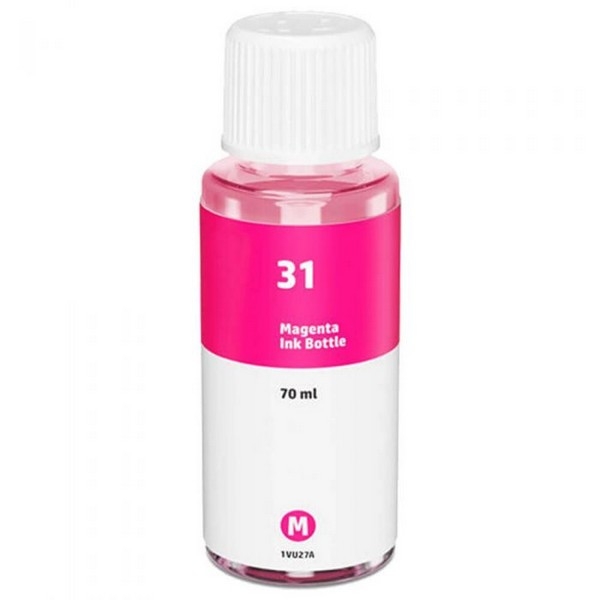 Show details for Compatible 1VU27AN (HP 31) Magenta Ink Bottle (8000 Yield) Picture of Compatible 1VU27AN (HP 31) Magenta Ink Bottle (8000 Yield)