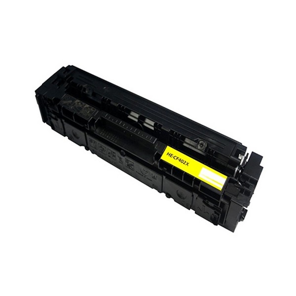 Show details for Compatible CF402X (HP 201X) High Yield Yellow Toner Cartridge (2300 Yield) Picture of Compatible CF402X (HP 201X) High Yield Yellow Toner Cartridge (2300 Yield)