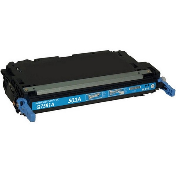 Show details for Compatible Q7581A (HP 503A) Cyan Toner Cartridge (6000 Yield) Picture of Compatible Q7581A (HP 503A) Cyan Toner Cartridge (6000 Yield)