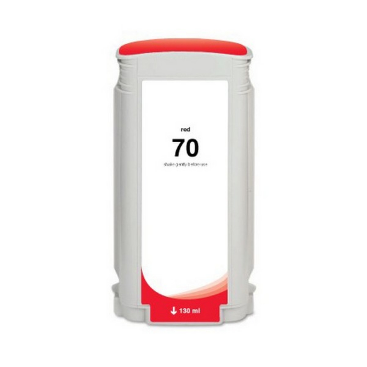 Picture of Compatible C9456A (HP 70) Red Pigment Inkjet Cartridge (130 ml)