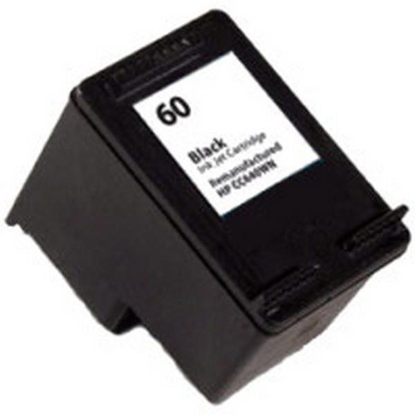 Show details for Compatible CC640WN (HP 60) Black Ink Cartridge (200 Yield) Picture of Compatible CC640WN (HP 60) Black Ink Cartridge (200 Yield)