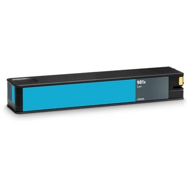 Show details for Compatible L0R09A (HP 981X) High Yield Cyan Pagewide Inkjet Cartridge (10000 Yield) Picture of Compatible L0R09A (HP 981X) High Yield Cyan Pagewide Inkjet Cartridge (10000 Yield)