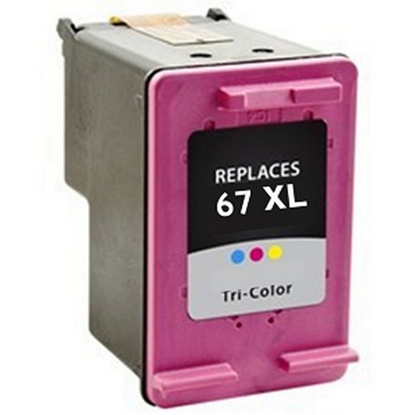 Show details for Remanufactured 3YM58AN (HP 67XL) High Yield Tri-Color Ink Cartridge (200 Yield) Picture of Remanufactured 3YM58AN (HP 67XL) High Yield Tri-Color Ink Cartridge (200 Yield)