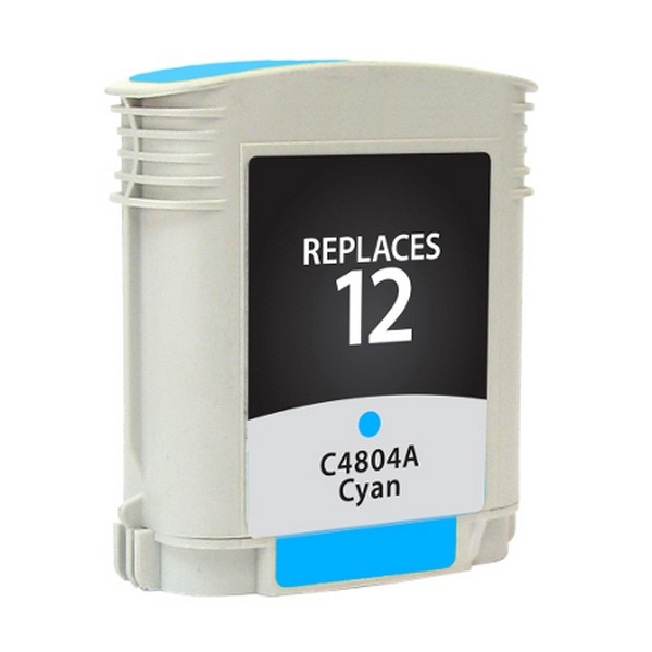 Show details for Compatible C4804A (HP 12) Cyan Inkjet Cartridge Picture of Compatible C4804A (HP 12) Cyan Inkjet Cartridge