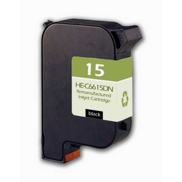 Show details for Compatible C6615DN (HP 15) Black Ink Cartridge (600 ml) Picture of Compatible C6615DN (HP 15) Black Ink Cartridge (600 ml)