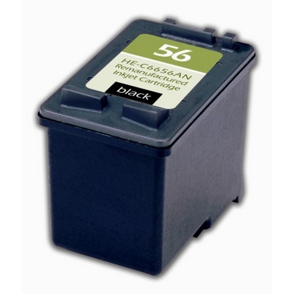 Show details for Compatible C6656AN (HP 56) Black Ink Cartridge (450 Yield) Picture of Compatible C6656AN (HP 56) Black Ink Cartridge (450 Yield)