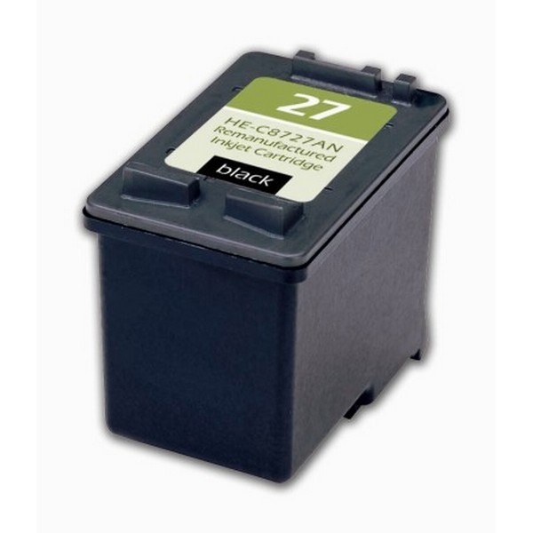 Show details for Compatible C8727AN (HP 27) Black Ink Cartridge (280 Yield) Picture of Compatible C8727AN (HP 27) Black Ink Cartridge (280 Yield)