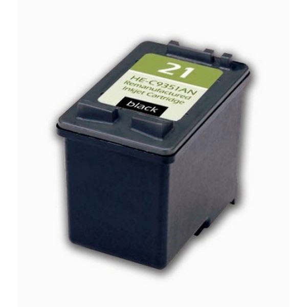 Show details for Compatible C9351AN (HP 21) Black Ink Cartridge (190 Yield) Picture of Compatible C9351AN (HP 21) Black Ink Cartridge (190 Yield)
