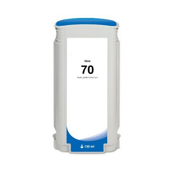 Show details for Compatible C9458A (HP 70) Blue Pigment Inkjet Cartridge (130 ml) Picture of Compatible C9458A (HP 70) Blue Pigment Inkjet Cartridge (130 ml)