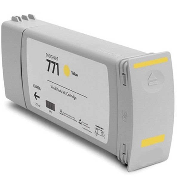 Show details for Compatible CE040A (HP 771) Yellow Ink Cartridge (775 ml) Picture of Compatible CE040A (HP 771) Yellow Ink Cartridge (775 ml)