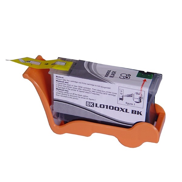 Show details for Compatible 14N1068 (Lexmark #100XL) High Yield Black Ink Cartridge (510 Yield) Picture of Compatible 14N1068 (Lexmark #100XL) High Yield Black Ink Cartridge (510 Yield)