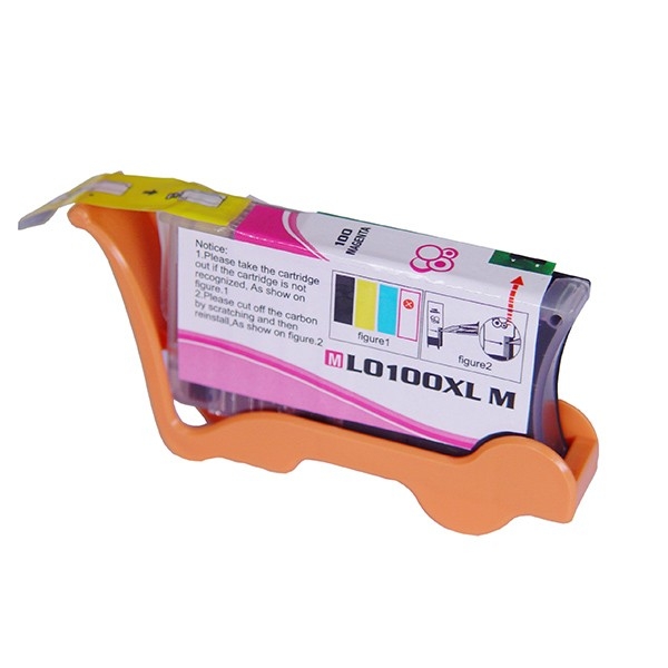 Show details for Compatible 14N1070 (Lexmark #100XL) Magenta Ink Cartridge (600 Yield) Picture of Compatible 14N1070 (Lexmark #100XL) Magenta Ink Cartridge (600 Yield)