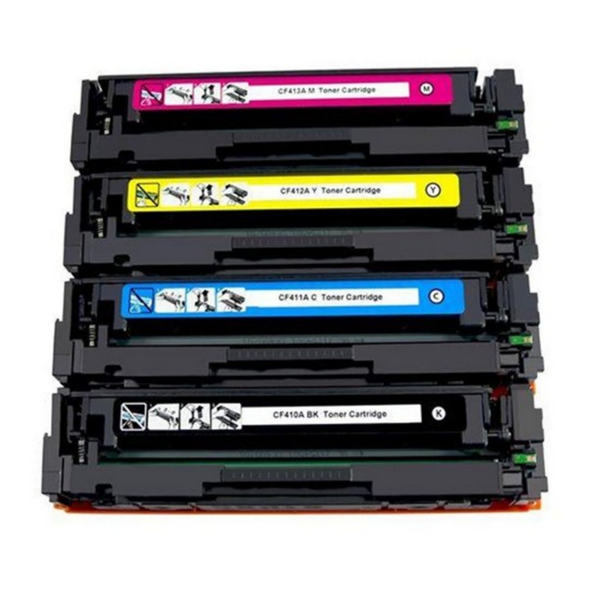 Picture of Bundled CF410X, CF411X, CF412X, CF413X (HP 410X) Black, Cyan, Magenta, Yellow Toner Cartridges