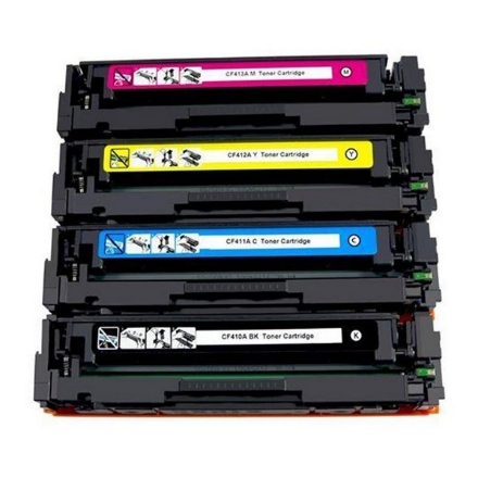 Picture of Bundled CF410X, CF411X, CF412X, CF413X (HP 410X) Black, Cyan, Magenta, Yellow Toner Cartridges