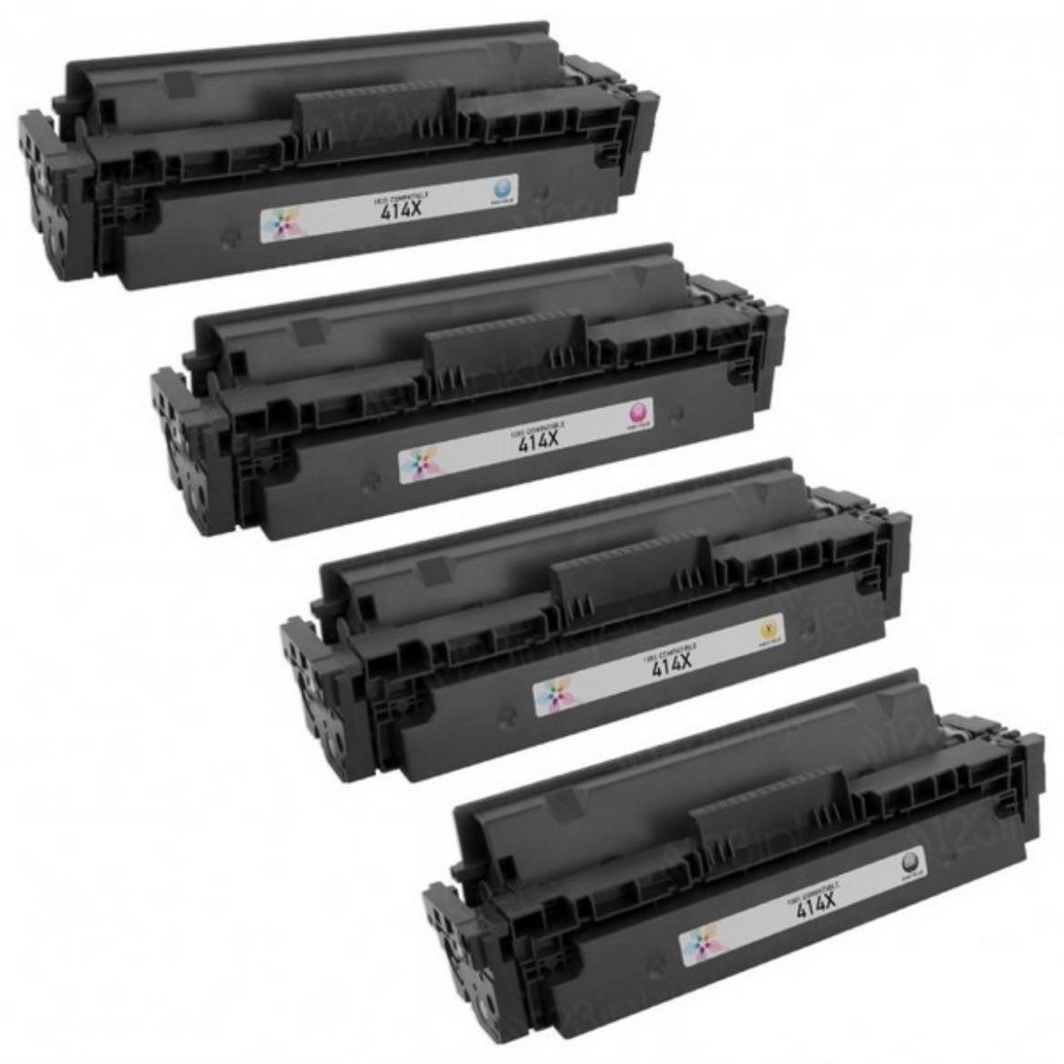 Picture of Bundled W2110A, W2111A, W2112A, W2113A (HP 206A) Black, Cyan, Magenta, Yellow Toner Cartridges