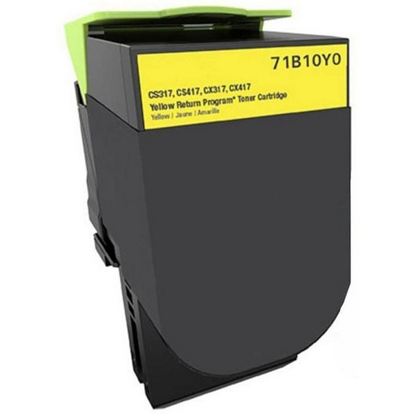 Show details for Compatible 71B10Y0 Yellow Toner Cartridge (2300 Yield) Picture of Compatible 71B10Y0 Yellow Toner Cartridge (2300 Yield)