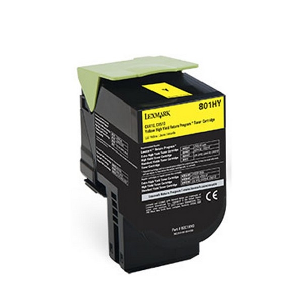 Show details for Compatible 80C1HY0 High Yield Yellow Toner Cartridge (3000 Yield) Picture of Compatible 80C1HY0 High Yield Yellow Toner Cartridge (3000 Yield)