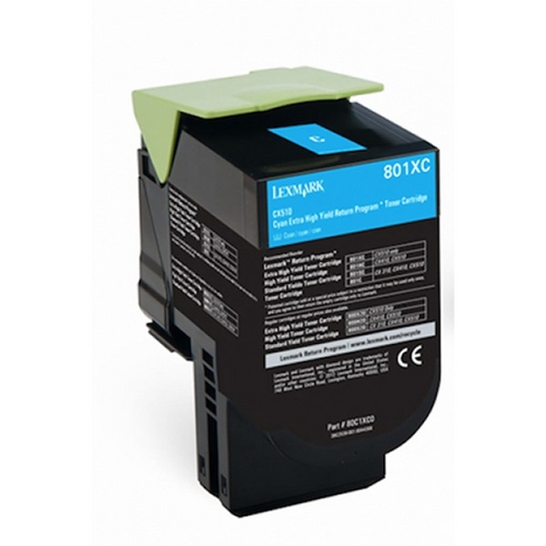 Show details for Compatible 80C1XC0 Cyan Toner Cartridge (4000 Yield) Picture of Compatible 80C1XC0 Cyan Toner Cartridge (4000 Yield)