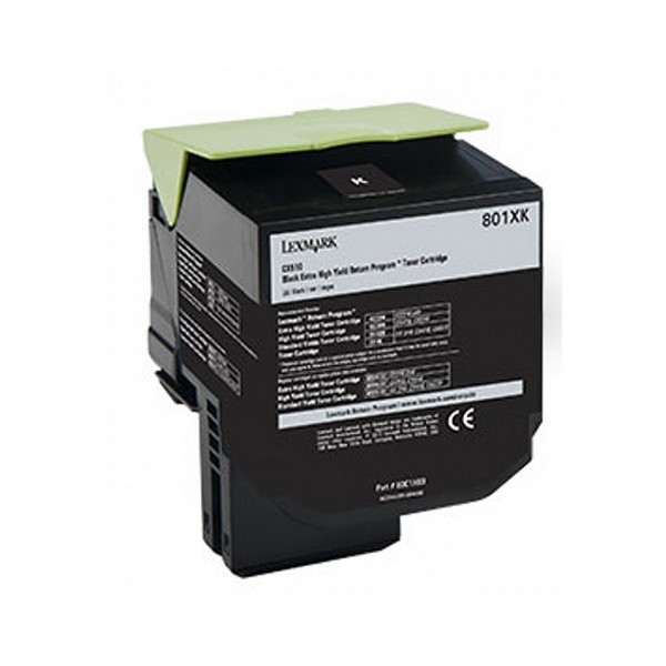 Show details for Compatible 80C1XK0 Black Toner Cartridge (8000 Yield) Picture of Compatible 80C1XK0 Black Toner Cartridge (8000 Yield)