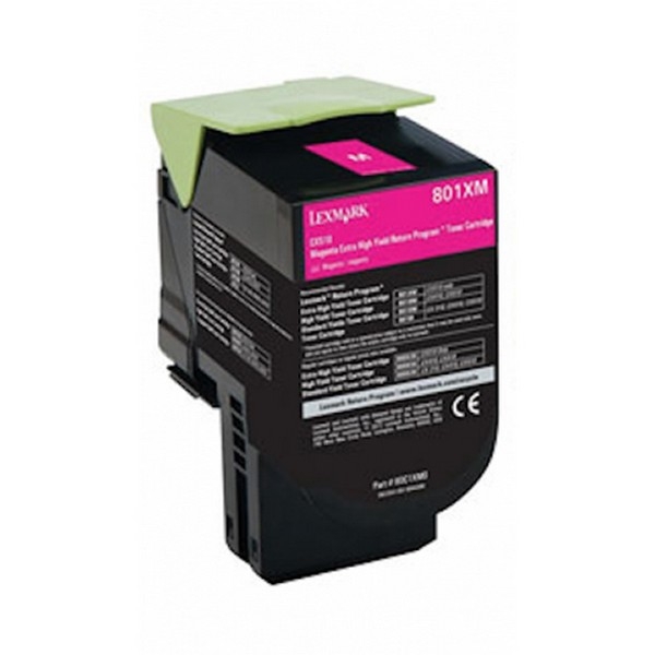 Show details for Compatible 80C1XM0 Magenta Toner Cartridge (4000 Yield) Picture of Compatible 80C1XM0 Magenta Toner Cartridge (4000 Yield)