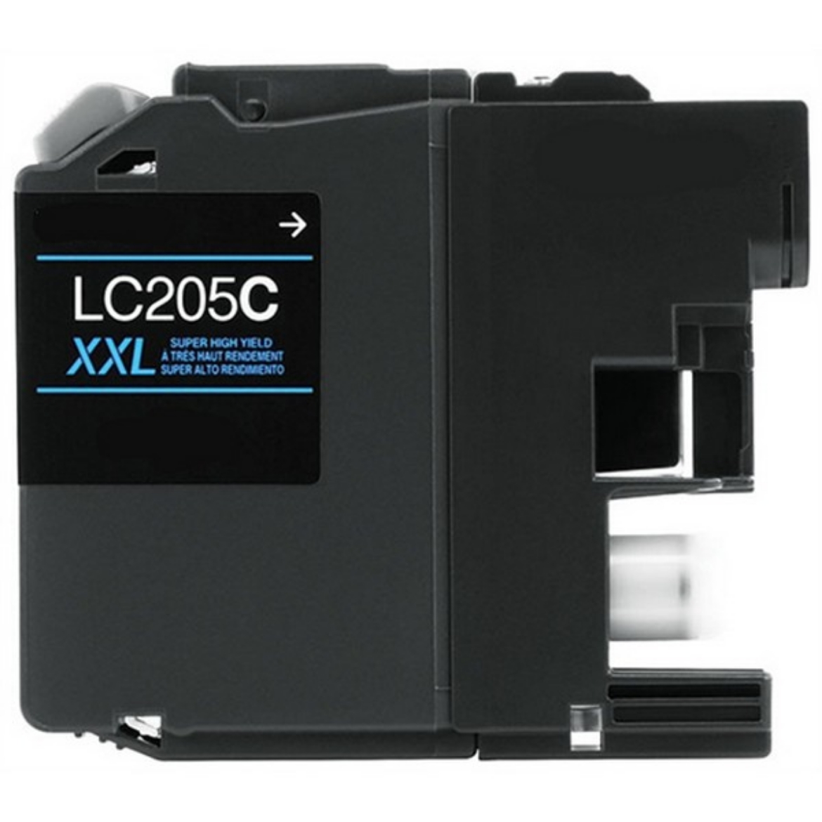 Picture of Compatible LC205C (LC205CXXL) Super High Yield Cyan Inkjet Cartridge (1200 Yield)